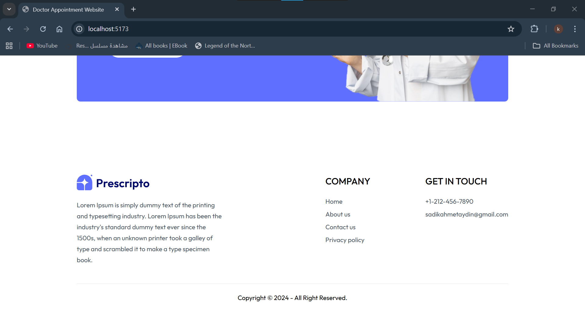 Doctor Appointment System Details 2