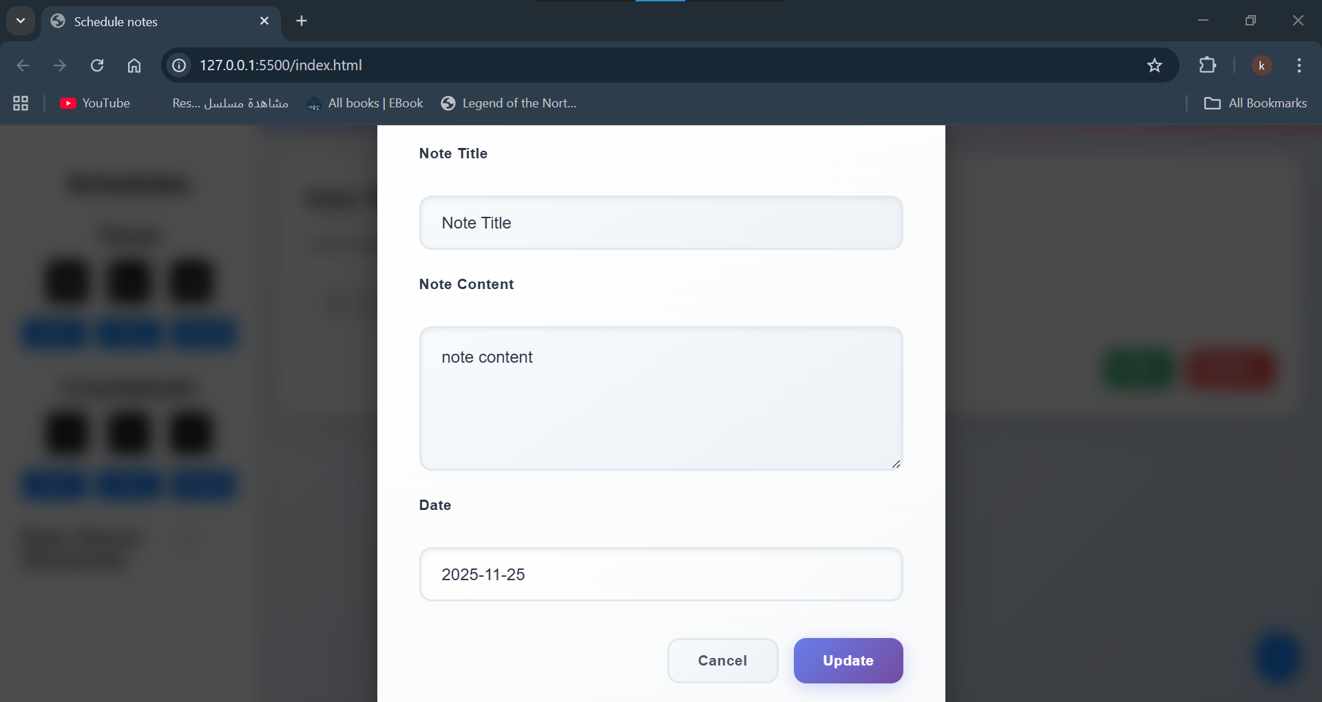 Timer & Notes Manager Details 3