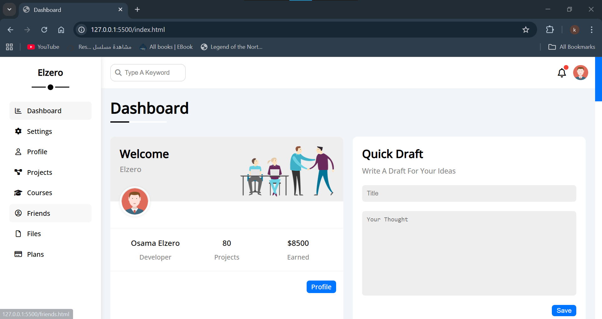 Productivity Dashboard